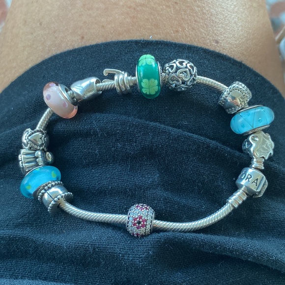 🛍❤️AUTHENTIC PANDORA PAVE’ CZ RED DAISY Bead/charm SALE!!! - Picture 3 of 8